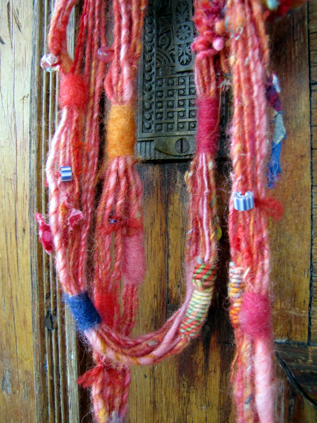 Fiber Art Necklace No.4