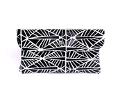 Screen printed leather wallet