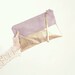 PASTEL SUEDE Clutch. Metallic Clutch. Mothers Day Gift. Wrist Strap Clutch. Bridesmaid Bag. Wedding Clutch. Pastel and Metallic.