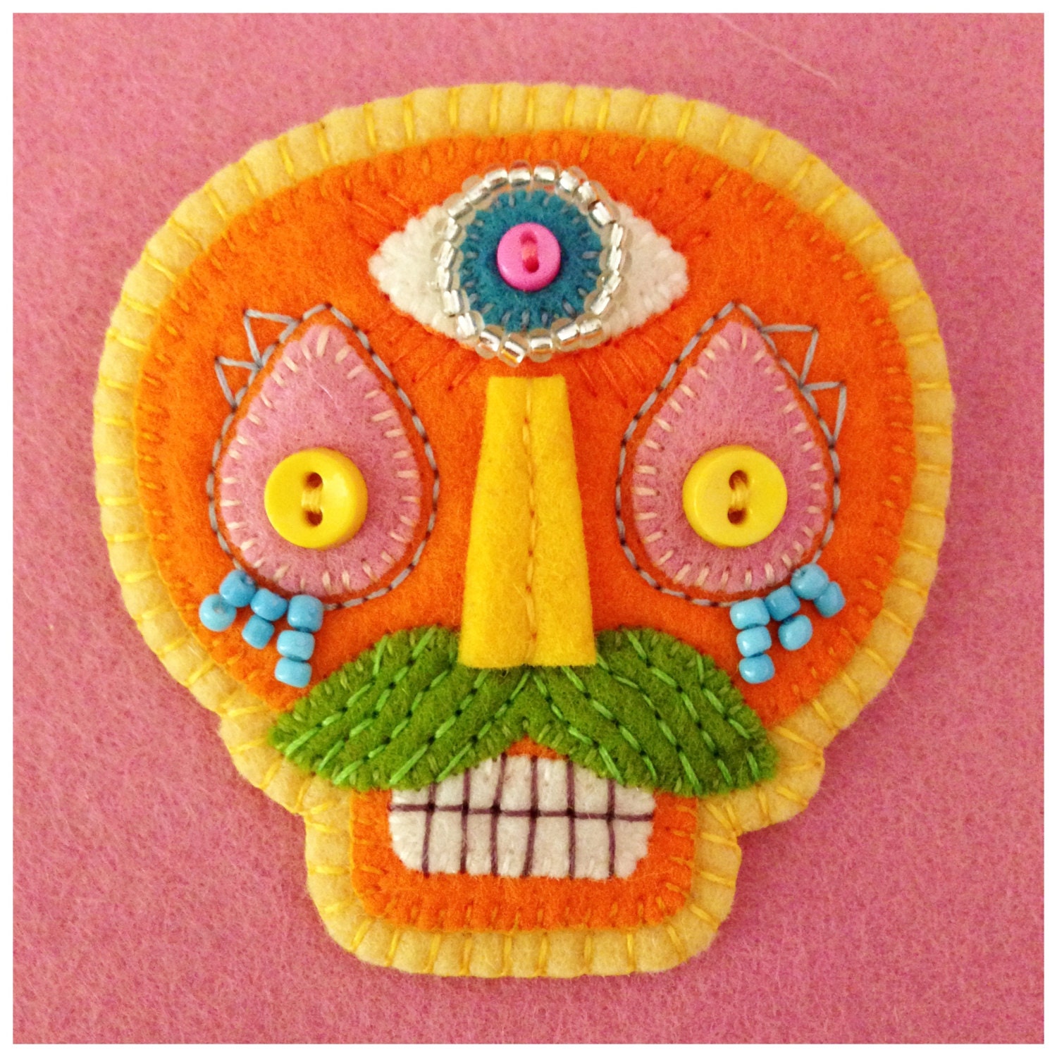 Third-Eye Skully Brooch