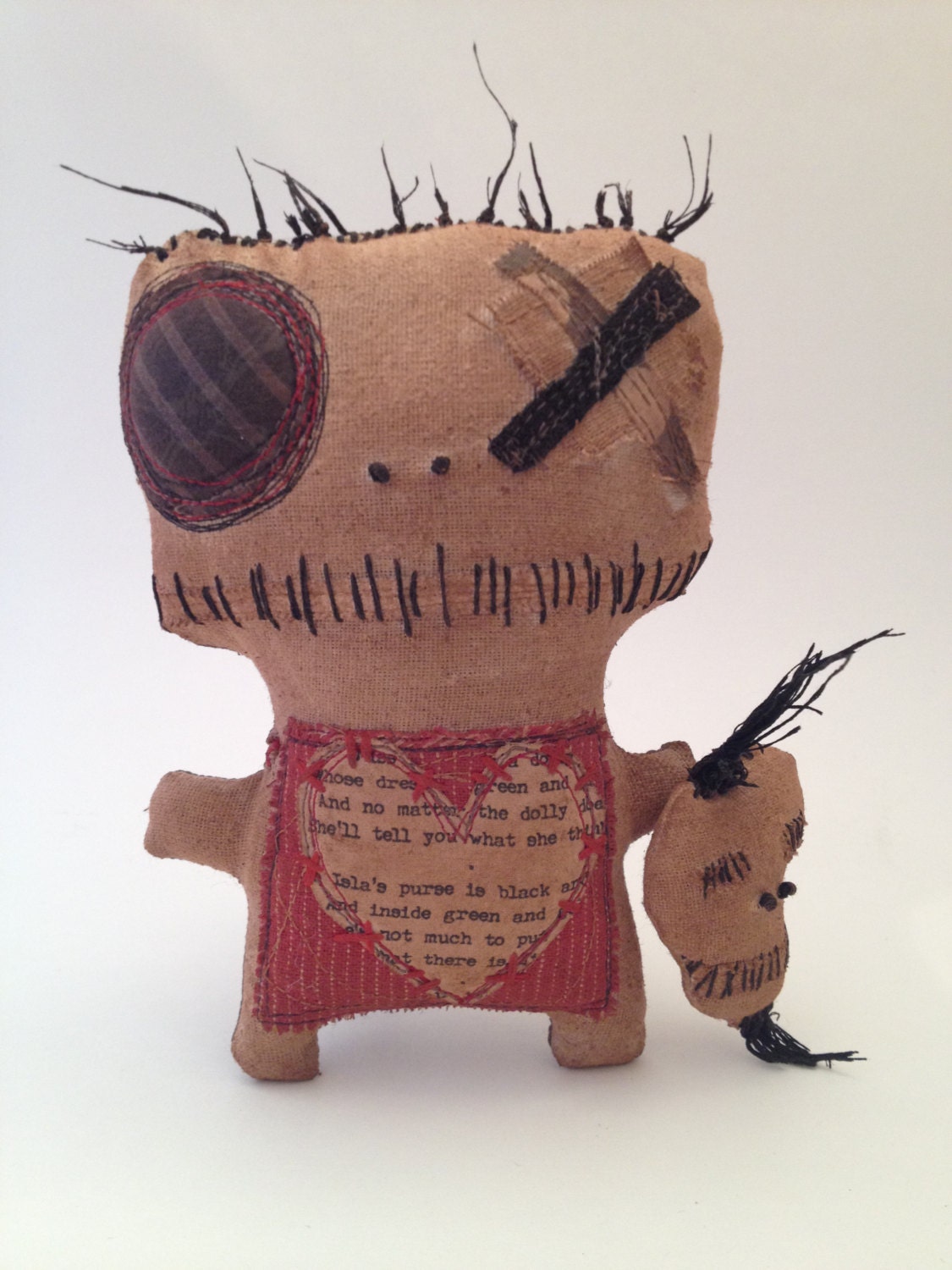 Handmade grungy voodoo Headhunter monster (Chavez)