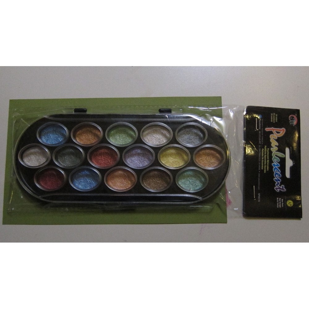Pearlescent Watercolors - 16 colors