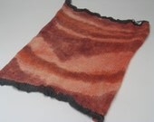 Hand dyed superwash Merino wool yarn sock blank peach pink orange