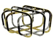 Pierre Cardin Style Chrome and Brass Coffee Table Base