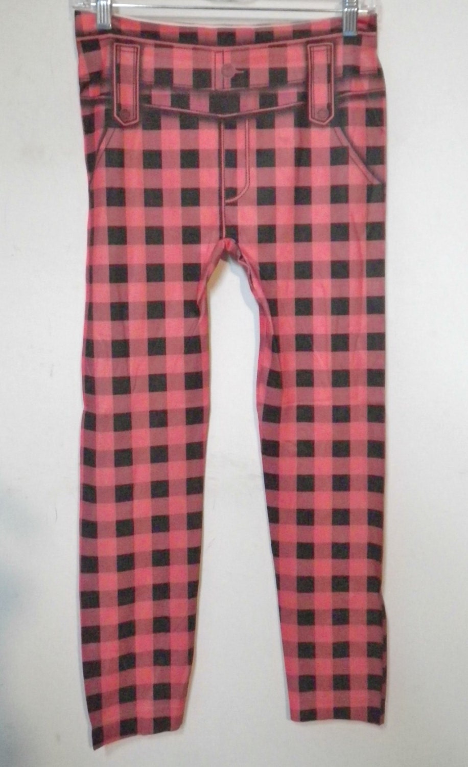 Vintage Pants 80s Lycra Stretch Size 6 - 8 Medium ROCK STAR