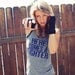 Here Comes a Fighter. Eco-Heather Workout Tank. Size LARGE.