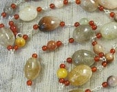 Rutile Quartz Roman Chain Necklace