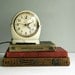 1940s Ingraham Sentinal Clock Vintage SA14 Alarm Clock, Art Deco Electric Shelf Clock