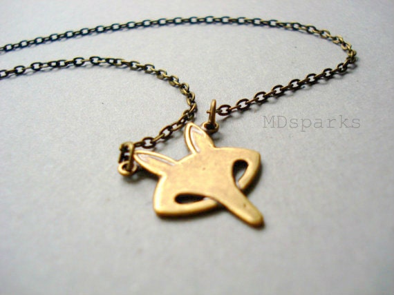 Retro Fox Necklace