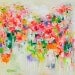 Giclee Print from original oil mix media painting- Blooming Time 12x12