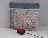 Cute Makeup Bag . Cute Makeup Organizer , Cosmetic Bag , Southwest Clutch , Purse Organizer , Seaside Bag