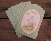 Vintage Twins Birth Announcements - Set of 10