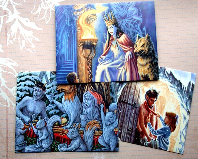Narnia Envelopes - Upcycled - Set of 8