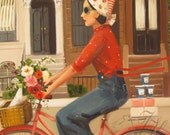 Brownstones- Canvas Reproduction Print
