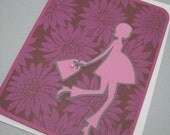 Chic Pregnancy Greeting Card