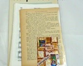 Sale 30 Vintage Mostly Music Dictionary book pages ephemera Scrapbooking, art journals