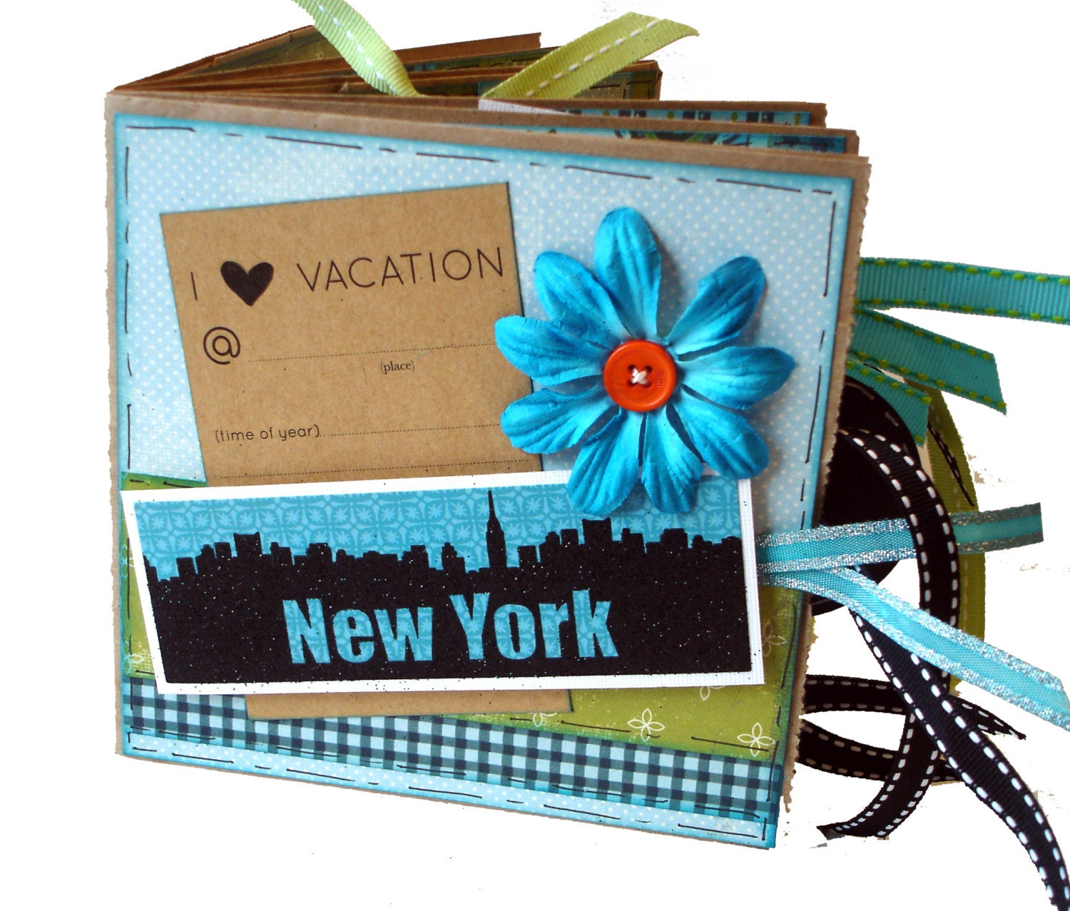 New York City Scrapbook - Paper Bag Album