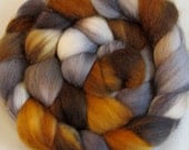 Merino Hand Painted  Wool Roving - Agate