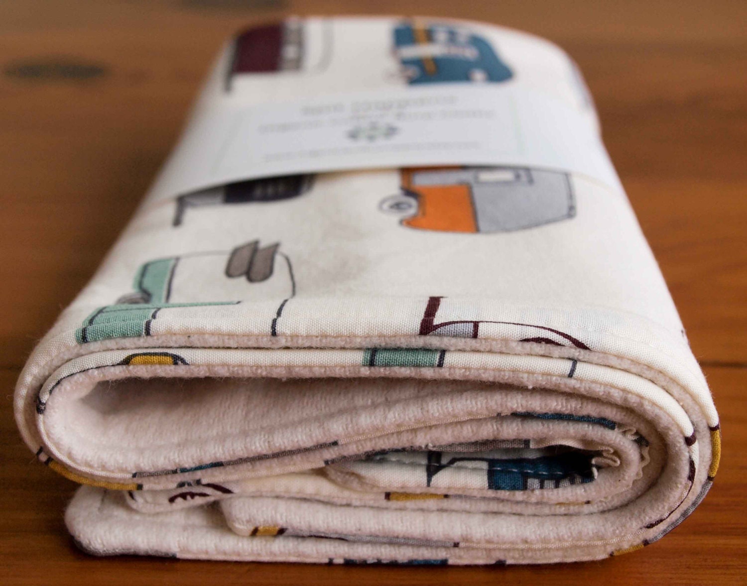Organic Burp Cloths, Set of Two, Campers