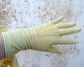 Dated 1900s/1920s  absintha cotton gloves