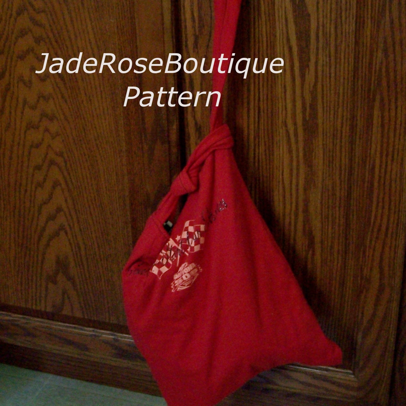 Tote from a T Shirt Pattern to Sew - PDF File