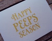 Letterpress Easter Card -...