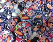 Limited Release Loose Individual Buttons for Harajuku Art Show