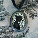 Jane Eyre Locket Necklace - locket pendant on ribbon