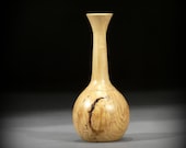 Wood Vase, Wormy Maple Weed Pot (MA47)