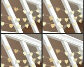 Vintage Inspired Music Sheet Heart Garland - 12 yards - Wedding and Home Decoration
