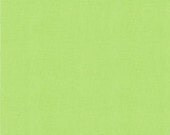 Moda Bella Solids quilt or craft fabric by Fabric Shoppe- Premium Solid quilting cotton Bella Solid in Lime- 1 yard or by the yard