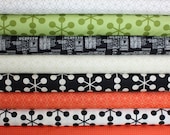 Comma quilt or craft fabric bundle by Zen Chic for Moda- 1/2 Yard Bundle, 8 total