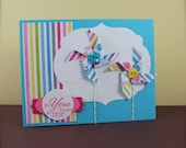 Pretty Pinwheel All occasion Card 91