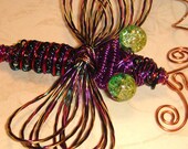 Frog Emerald Green Dragonfly - number 10345- large dragonfly