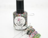 NEW Sparkle Baby Nail Polish Tantrums and Tiaras Collection Custom-Blended Glitter - Large Bottle - 15ml