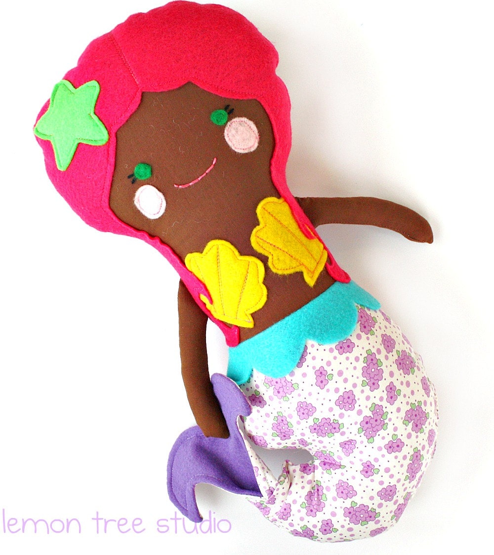 Mermaid Doll -- Sea Beauty, Claire (large plushie)