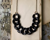 black chain necklace- MAVISE