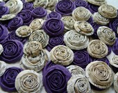 Shabby Chic Wedding paper flowers set of 200 handmade roses CUSTOM favor decoration