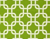 Bridesmaid Clutch / SALE and FREE SHIPPING / Foldover Clutch / Gotcha Links Premier Prints / Gift Idea / Chartreuse & White