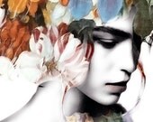 Art, Photography, Surreal Photography, Woman Portrait, Ethereal Photo Montage, Fine Art Print, Photomontage, Collage, Painted Photographs,