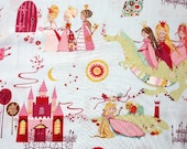 1y Once Upon a Time PRINCESS KINGDOM Blue Alexander Henry Fabric
