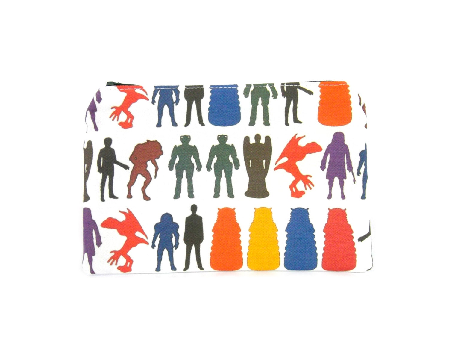 Dr Who Zipper Pouch / Camera Bag in Enemies of The Doctor