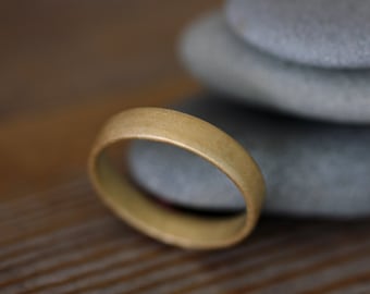 Sterling Silver Band Ring, 4mm Wide Tarnish Resistant Silver Wedding Band