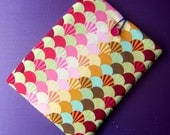 Ipad cover cozy sleeve padded featured in craft book fits ipad 1 2 3 and tablet or netbook or kindle dx