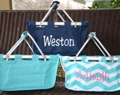 Personalized Mini Market Tote Baskets