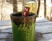 Wine Chiller Utensil Holder Decanter Chiller Lucky Shamrock Ready to ship