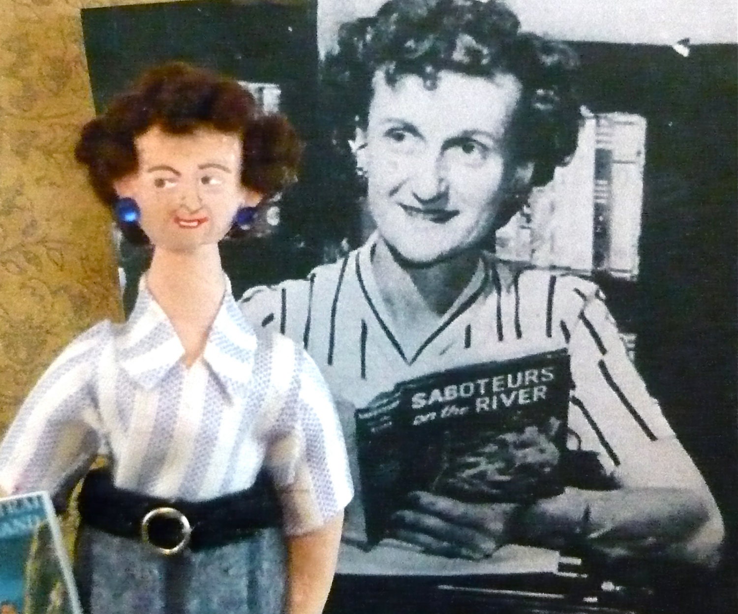 Carolyn Keene Writer Doll Art Miniature Author of Nancy Drew