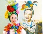 Carmen Miranda Doll Miniature Movie Star Art Collectible