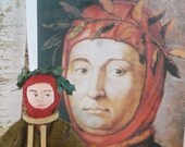 Giovanni Boccaccio Doll Art Italian Poet Miniature