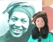 Zora Neale Hurston Art Doll Miniature Writer